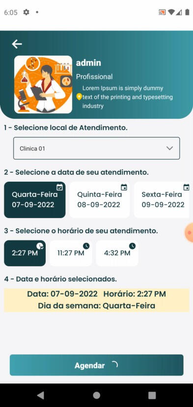 Aplicativo de Agendamento de Consultas – Facilita o agendamento, cancelamento e acompanhamento de consultas médicas, com lembretes automáticos e histórico do paciente.